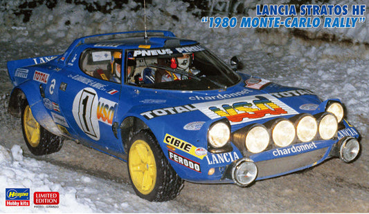 LANCIA STRATOS HF 1980 MONTE CARLO RALLY KIT 1:24 - Italeri - HA20810