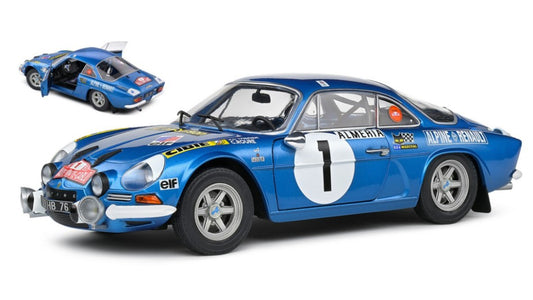 ALPINE A110 1600S N.1 RALLY MONTE CARLO 1972 THERIER-ROURE 1:18 - Solido - SL1804210