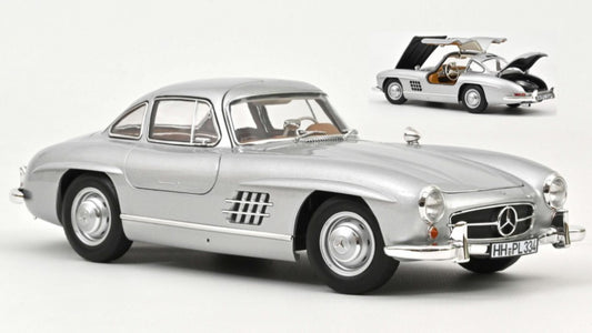 MERCEDES 300 SL 1954 SILVER 1:18 - Norev - NV183857