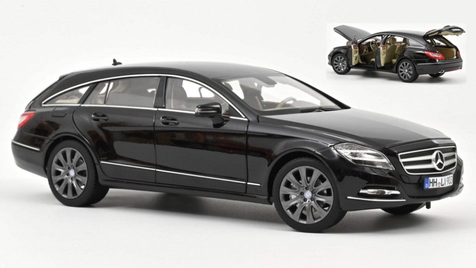 MERCEDES CLS SHOOTING BRAKE 2011 MET.OBSIDIAN BLACK 1:18 - Norev - NV183944