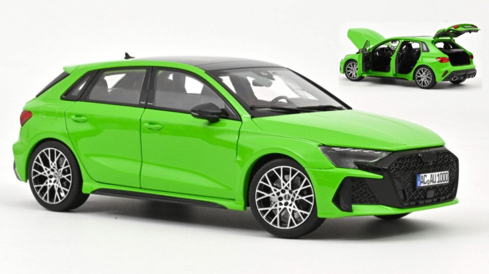 AUDI RS 3 SPORTBACK 2025 KYALAMI GREEN 1:18 - Norev - NV188390