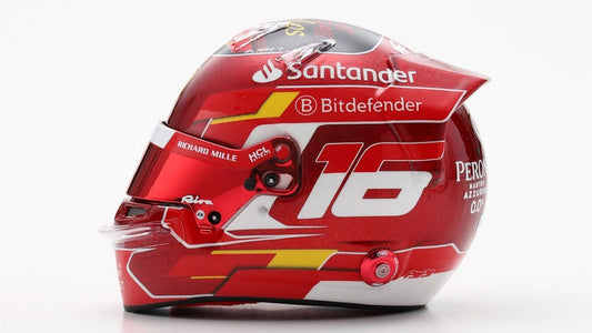 HELMET CHERLES LECLERC ABU DHABI GP 2024 1:5 - Looksmart - LSHEL017