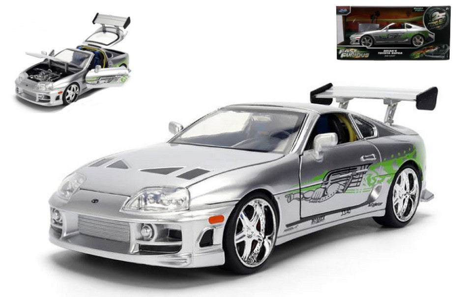 BRIAN'S TOYOTA FAST & FURIOUS SILVER 1:24 - Jada Toys - JADA36805