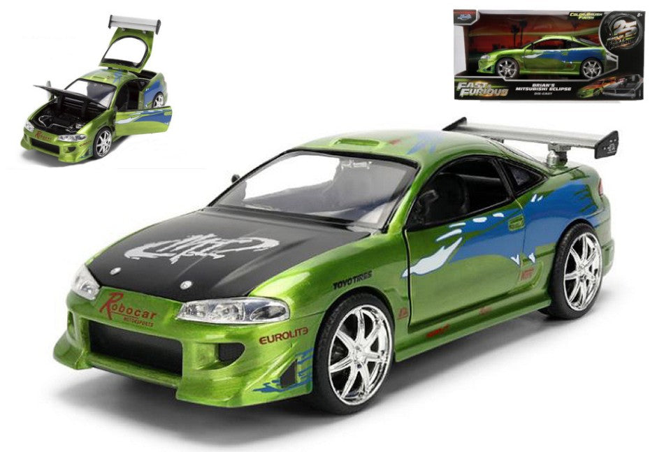 MITSUBISHI FAST & FURIOUS GREEN 1:24 - Jada Toys - JADA36817