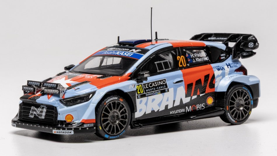 HYUNDAI i20 N N.20 RALLY1 MONTE CARLO 2026 PADDON-KENNARD 1:43 - Ixo Model - RAM1026C