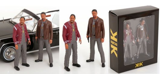 FIGURINE SET WITH MIKE AND MARCUS BAD BOYS MOVIE (CAR NOT INCLUDED) 1:18 - KK Scale - KKFIG052
