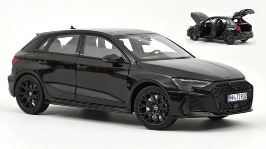 AUDI RS 3 SPORTBACK 2025 MYTH BLACK 1:18 (REPROD 2026) 1:18 - Norev - NV188388R