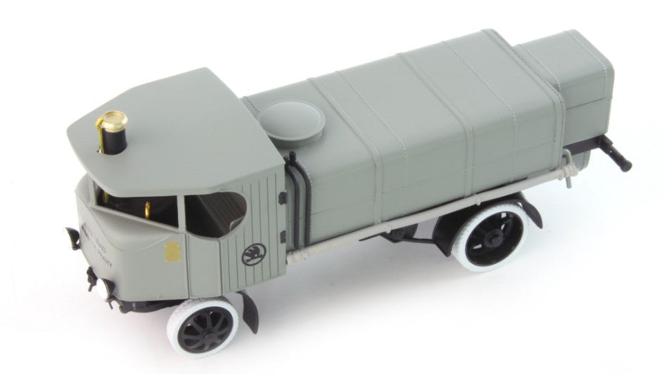SKODA SENTINEL TANK TRUCK 1924 GRAY 1:43 - Autocult - ATC11021-1