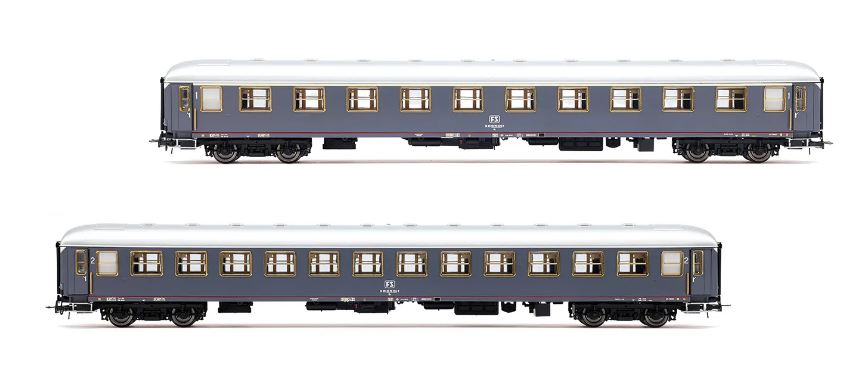 FS 2-unit pack, Rapido 904-905 1st + 2nd cl. EP.IV 1:87 - Rivarossi - HR4429