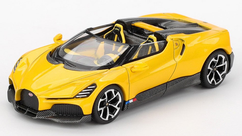 BUGATTI W16 MISTRAL
YELLOW 2023 1:64 - Mini GT - MGT01137