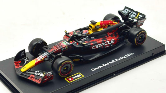 RED BULL RB20 N.1 F1 SILVERSTONE GP 2024 MAX VERSTAPPEN SIGNATURE 1:43 - Burago - BU38098VS