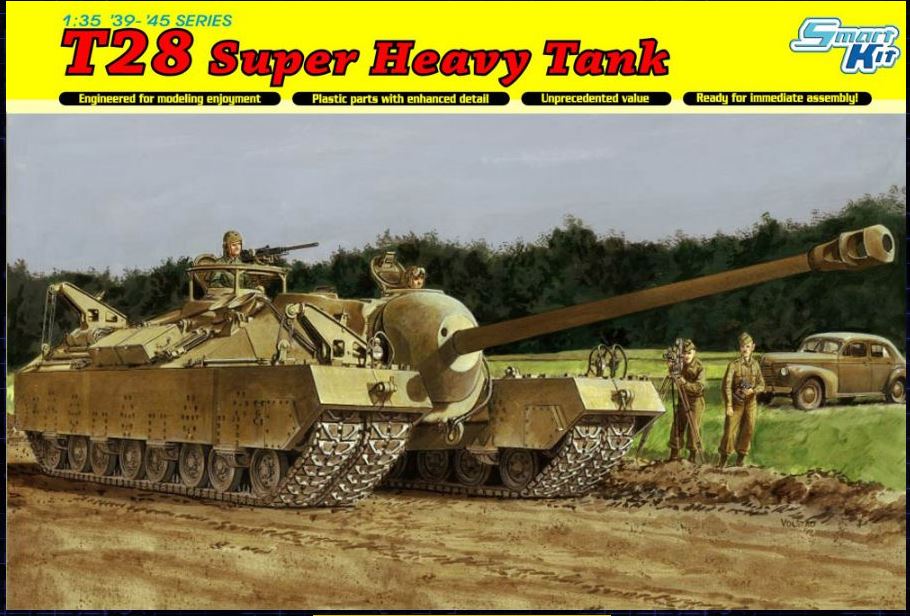 T-28 SUPER HEAVY TANK KIT 1:35 - Dragon - D6750