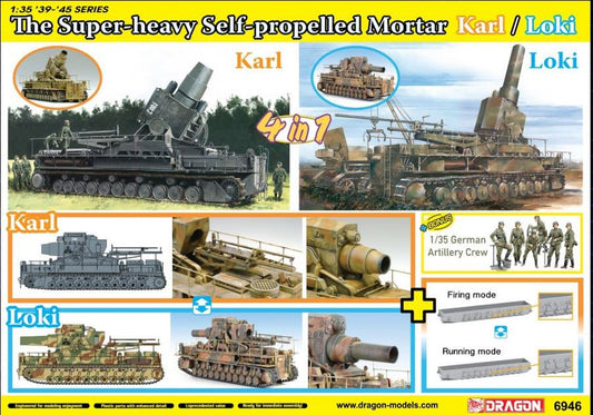 60 cm MORSER GERAT 040 - 54 cm MORSER GERAT 041 KIT 1:35 - Dragon - D6946