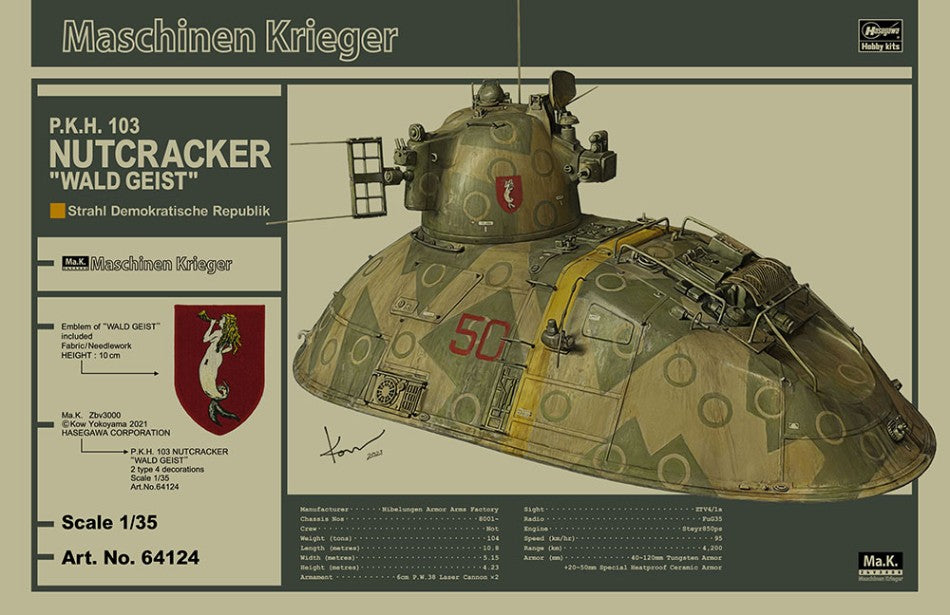 PKH 103 NUTCRACKER "WALD GEIST" KIT 1:35 - Hasegawa - HA64124