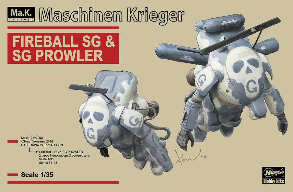 FIREBALL SG & SG PLOWLER KIT 1:35 - Hasegawa - HA64113