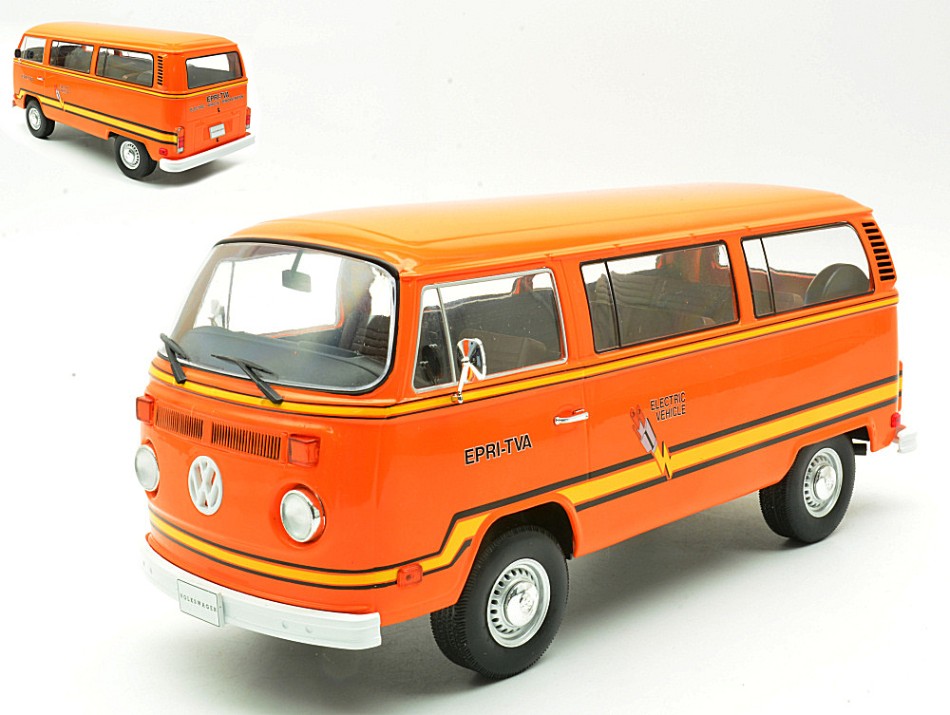 VW T2 ELEKTROTRANSPORTER 1978 ORANGE 1:18 - Ixo Model - U18RDC004