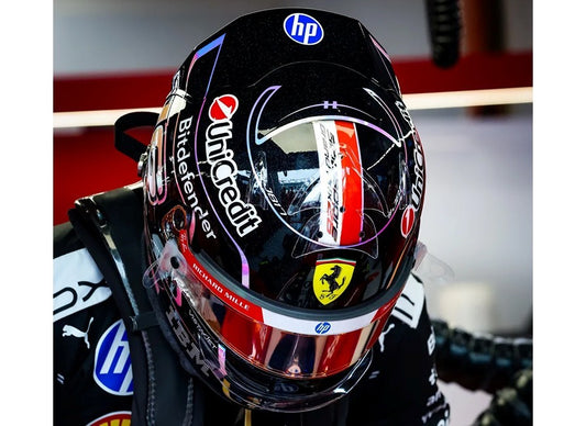 Charles Leclerc Singapore GP Helmet 2026 1:5 - Looksmart - LSHEL040