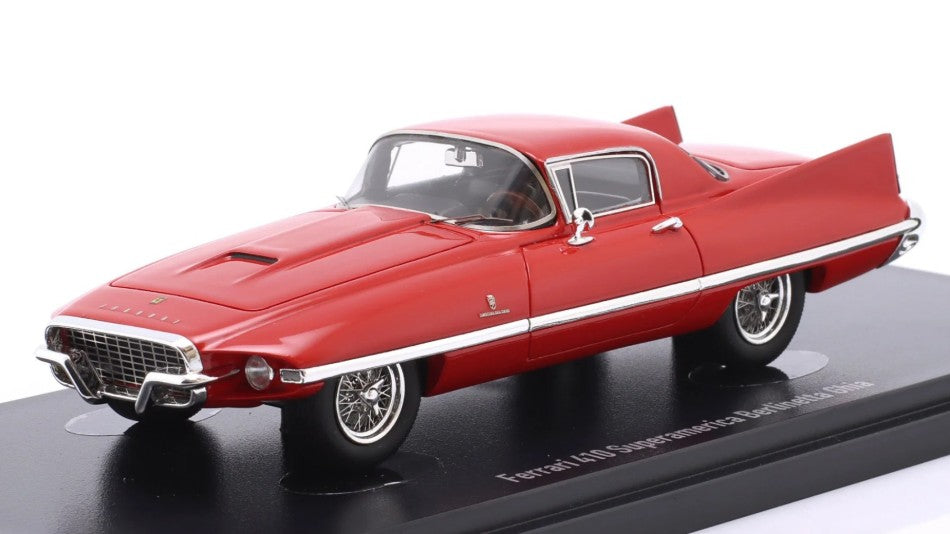 FERRARI 410 SUPERAMERICA GHIA COUPE 1956 MET.RED 1:43 - Autocult - ATC90363