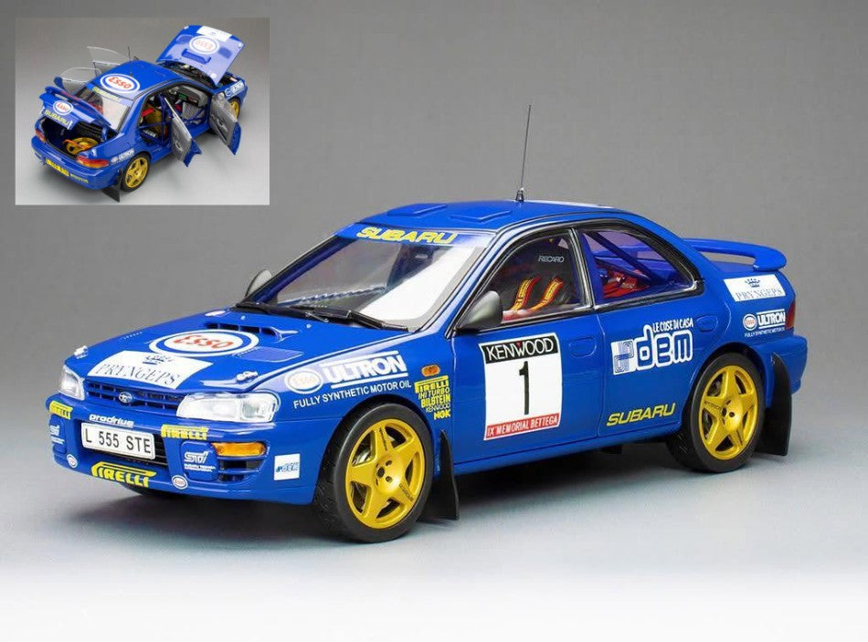 SUBARU IMPREZA 555 N.1 WINNER MEMORIAL BETTEGA COLIN MCRAE 1:18 - SunStar - SS5600