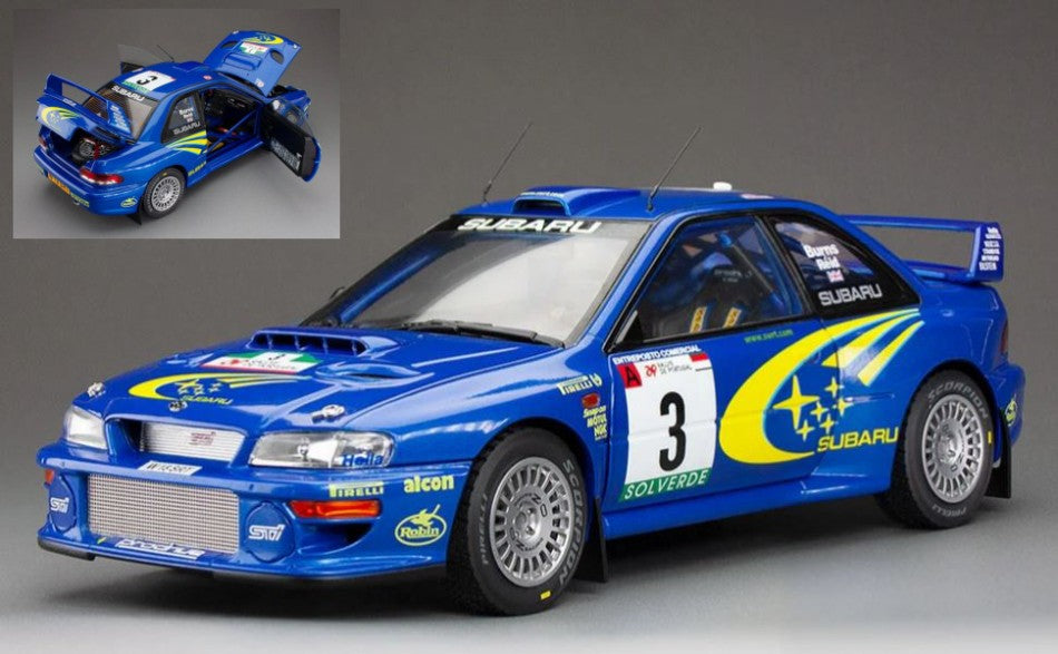SUBARU IMPREZA S6 WRC N.3 WINNER TAP RALLY 2000 R.BURNS-R.REID 1:18 - SunStar - SS5751