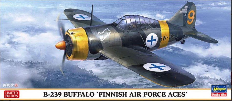 B-239 BUFFALO "FINNISH AIR FORCE ACES" KIT 1:72 - Hasegawa - HA02533