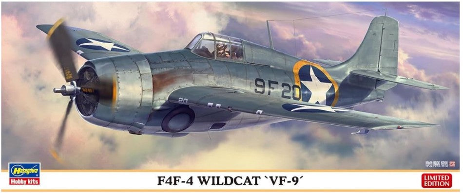 F4F-4 WILDCAT VF-9 KIT 1:72 - Hasegawa - HA02536
