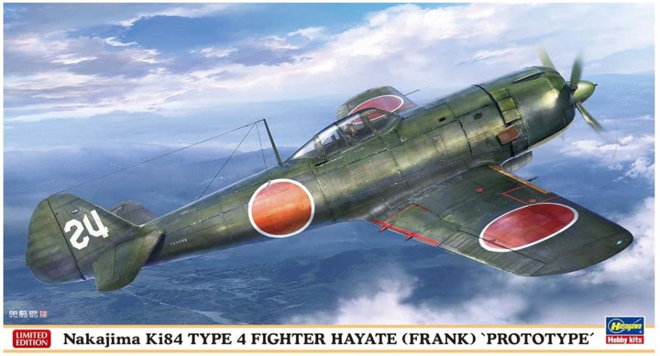 NAKAJIMA Ki84 TYP 4 HAYATE FRANK KIT 1:48 - Hasegawa - HA07567