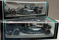 Mercedes W14(2023) 1:43 Hamilton + Russell Bundle - Spark