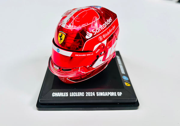 Charles Leclerc - Helmet 1:5 - 2024 - Singapore GP - Looksmart