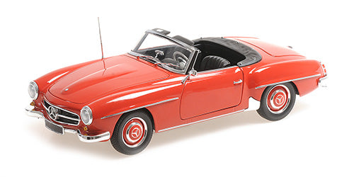 MERCEDES BENZ 190 SL (W121) RED 1955 - 1/18 - Minichamps
