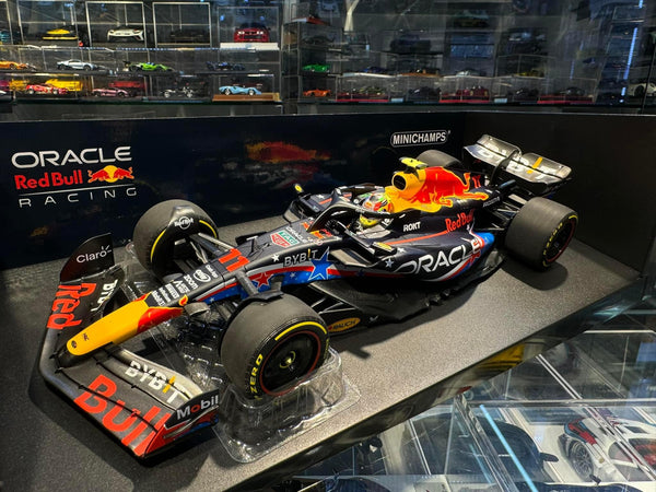 RedBull - F1 RB19 n°11 (2023) 1:18 - Austin Texas GP - Sergio Perez - Minichamps