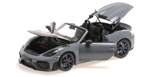 PORSCHE SPYDER RS GREY WITH WEISSACH PACKAGE 2024 - 1/18 - Minichamps