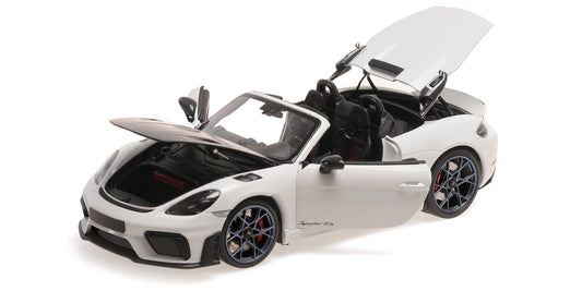 PORSCHE SPYDER RS WHITE WITH WEISSACH PACKAGE 2024 - 1/18 - Minichamps