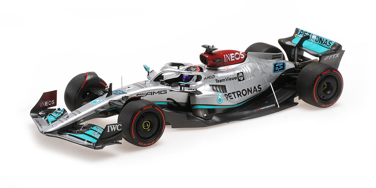 MERCEDES AMG W13 GEORGE RUSSELL SPAIN GP 2022 - 1/18 - Minichamps