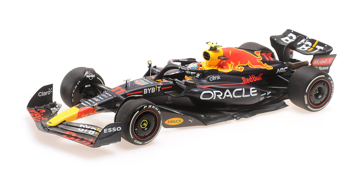 RED BULL RB18 SERGIO PEREZ 2ND PLACE BELGIAN GP 2022 - 1/18 - Minichamps