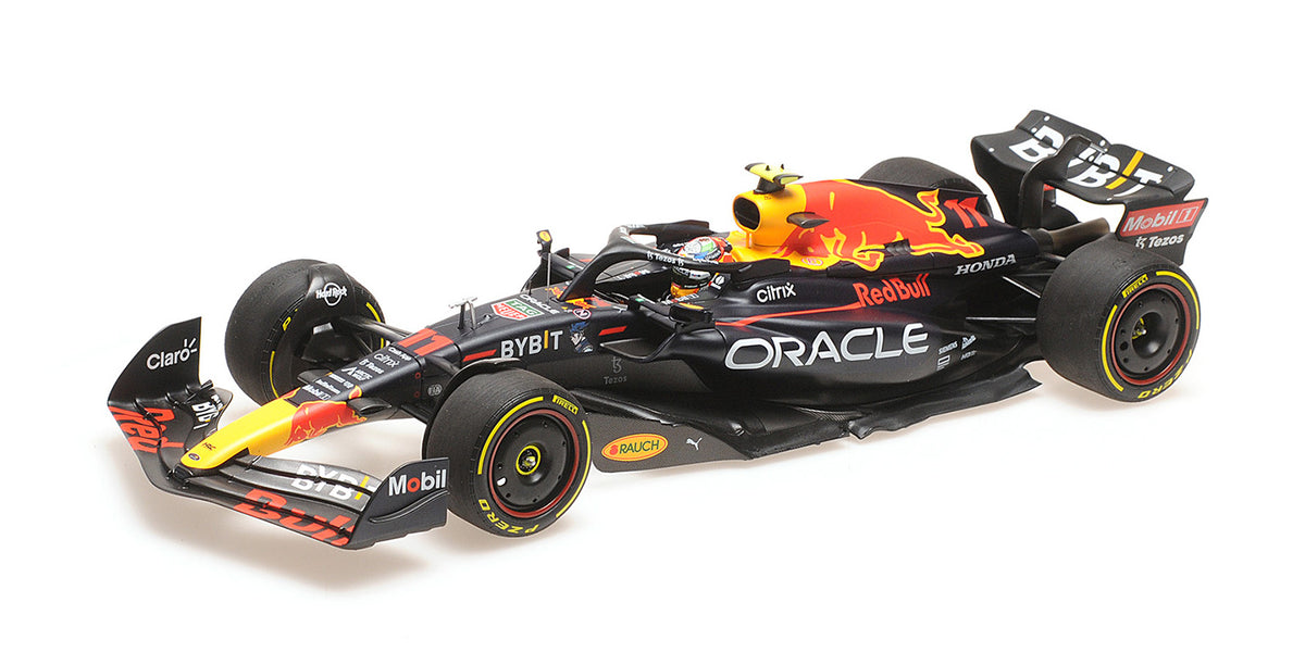 RED BULL RACING RB18 SERGIO PEREZ ABU DHABI GP 2022 - 1/18 - Minichamps