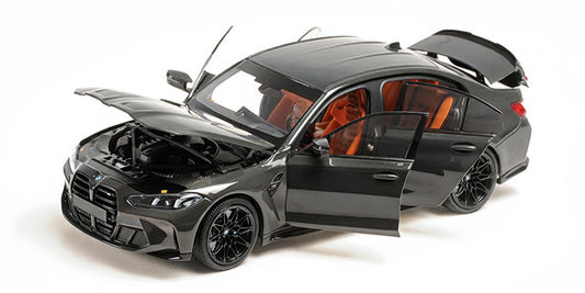 BMW M3 GREY METALLIC 2024 - 1/18 - Minichamps