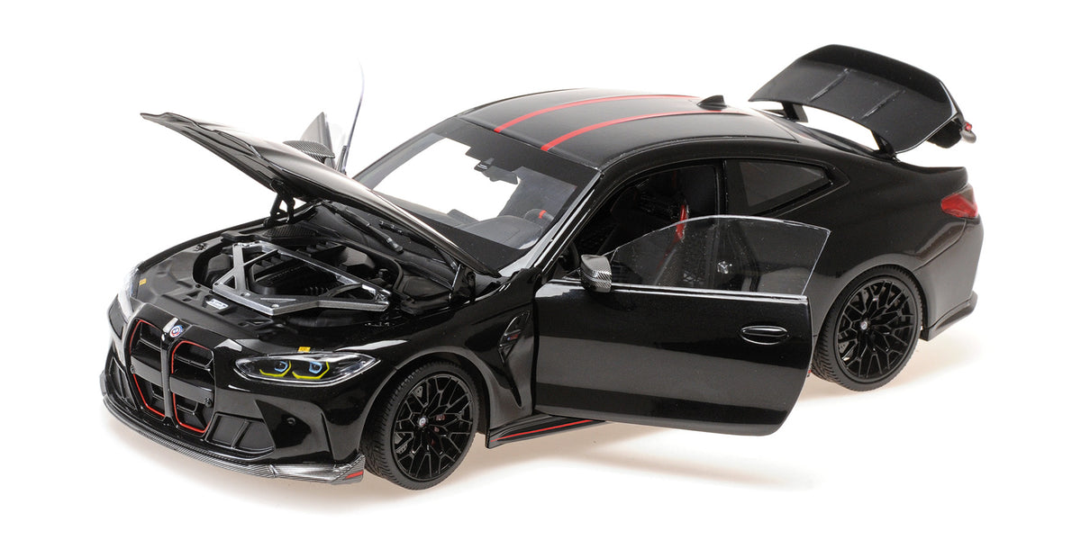 BMW M4 CSL BLACK 2023 - 1/18 - Minichamps