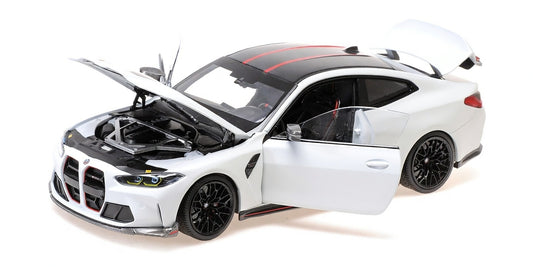 BMW M4 CSL WHITE 2023 - 1/18 - Minichamps