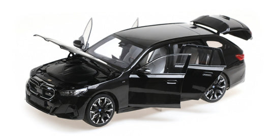 BMW i5 M60 TOURING BLACK METALLIC 2024 - 1/18 - Minichamps