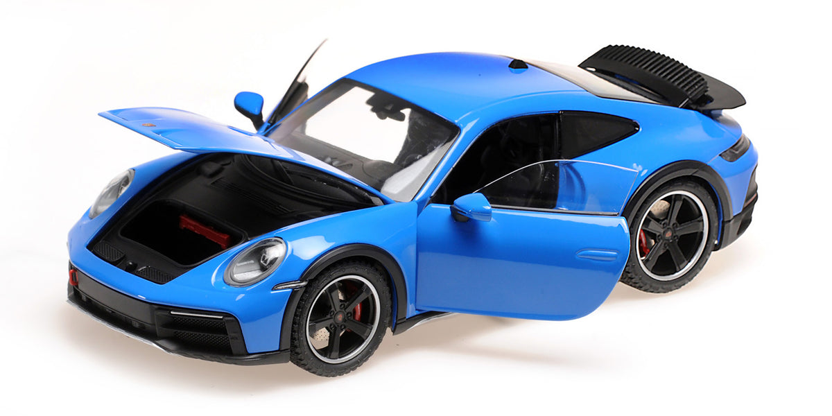PORSCHE 911 DAKAR BLUE 2022 - 1/18 - Minichamps