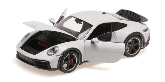 PORSCHE 911 DAKAR GREY METALLIC 2022 - 1/18 - Minichamps