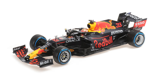 RED BULL RB16B MAX VERSTAPPEN WINNER BELGIAN GP WORLD CHAMPION 2021 - 1/18 - Minichamps