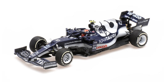 SCUDERIA ALPHATAURI HONDA AT2 PIERRE GASLY 3RD AZERBAIJAN GP 2021 - 1/18 - Minichamps