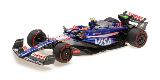 VISA CASH VCARB 01 YUKI TSUNODA 2024 - 1/18 - Minichamps