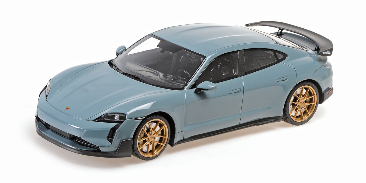 PORSCHE TAYCAN TURBO GT GREEN 2024 - 1/18 - Minichamps