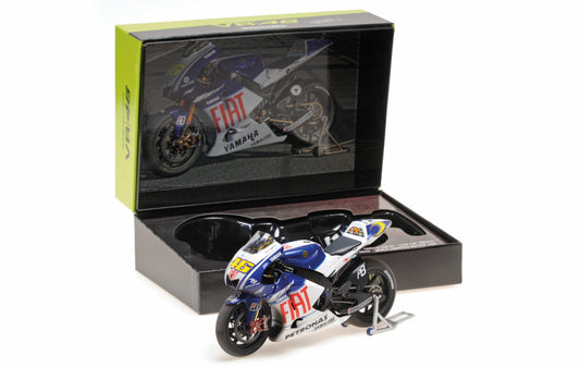 YAMAHA YZR-M1 VALENTINO ROSSI THE LAST WORLD CHAMPION MOTOGP 2009 DIRTY VERSION - 1/12 - Minichamps