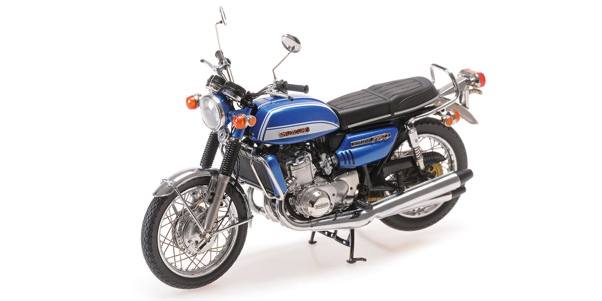 SUZUKI GT 750 BLUE METALLIC 1973 - 1/12 - Minichamps