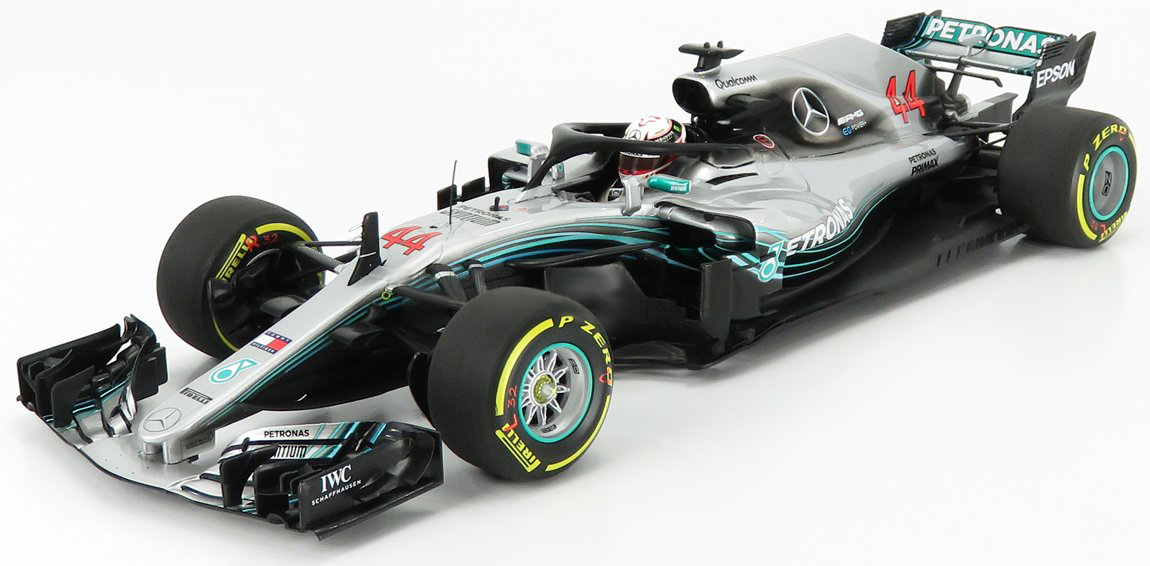 ミニチャンプス 1/18 F1 AMG メルセデス W09 L.ハミルトン Mercedes - AMG F1 W09 n.44 (2018) 1:18 - World Champion Lewis