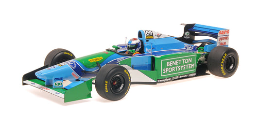 BENETTON RENAULT B194 JOS VERSTAPPEN HUNGARIAN GP 1994 - 1/12 - Minichamps